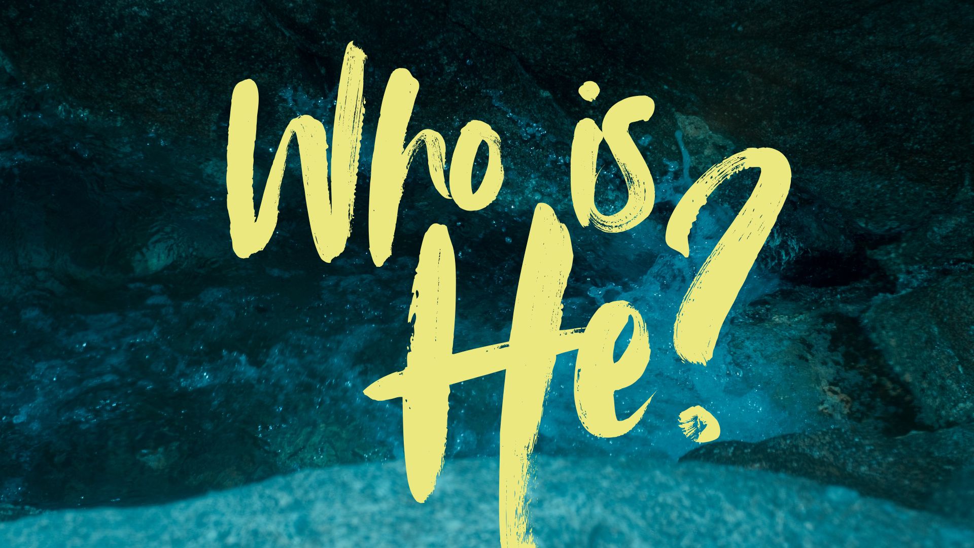 Who Is He?